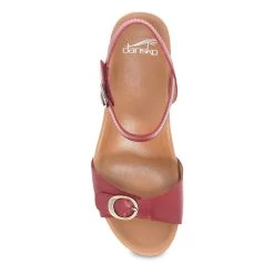 Dansko Arielle Red Glazed Leather -Dansko 1613221200 VIT