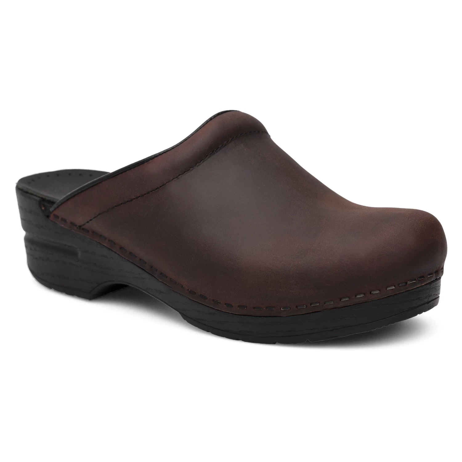 Dansko Sonja Antique Brown/Black 1 Dansko Sonja Antique Brown/Black