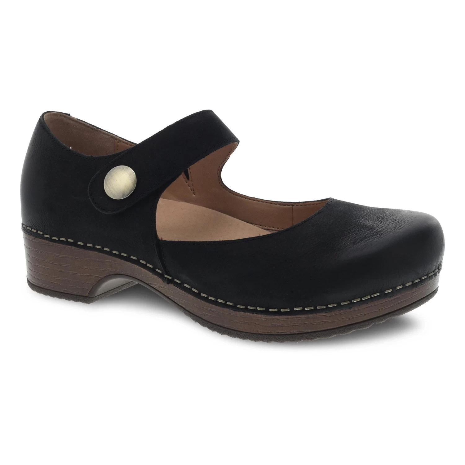 Dansko Beatrice Black Burnished Nubuck 1 Dansko Beatrice Black Burnished Nubuck