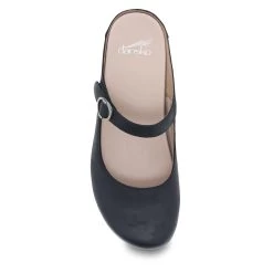Dansko Bria Black Burnished Nubuck -Dansko 9435101600 VIT