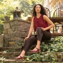 Dansko Bria Cinnabar Burnished Nubuck -Dansko S24 Barnes Bria Red 0139 Sept23 2400x2400 b36379f4 6ead 4fe1 aa5d e30ea6d77de1