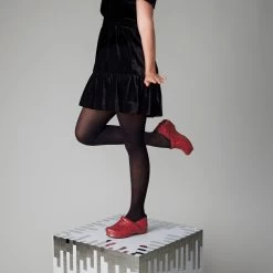 Dansko Professional Red Glitter -Dansko s24 professional glitter red onfoot 2400x2400 1